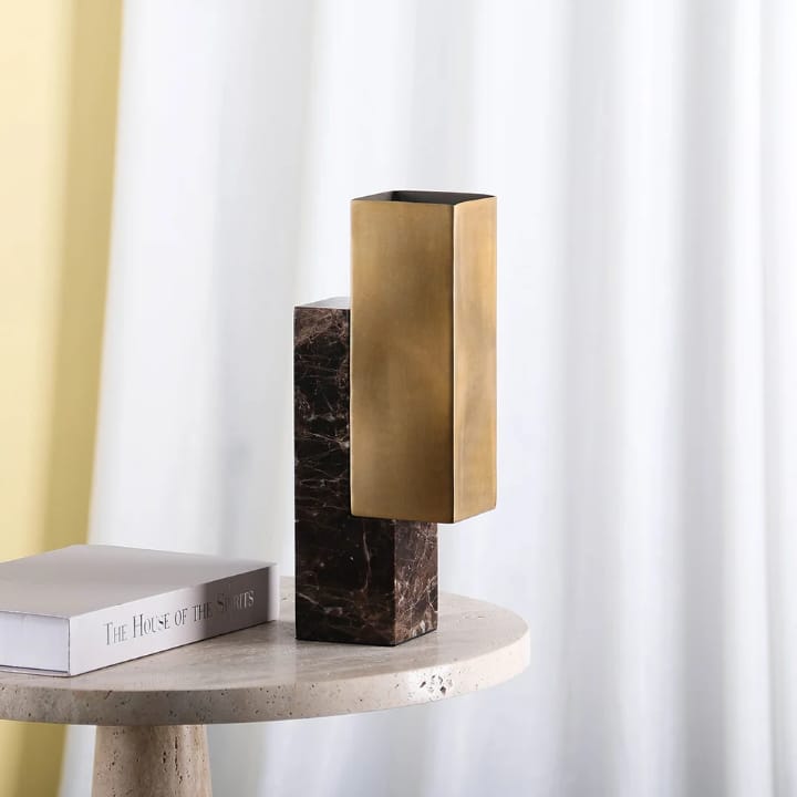 Stainless Modern Marble Vase ✨