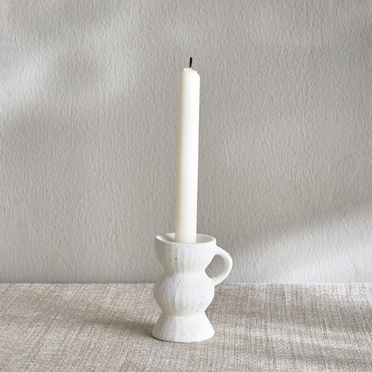 Modern Sculptural Candle Holders SET OF 2