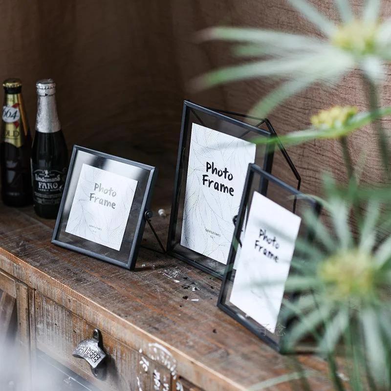 Set Of 3 Metal Photo Frames