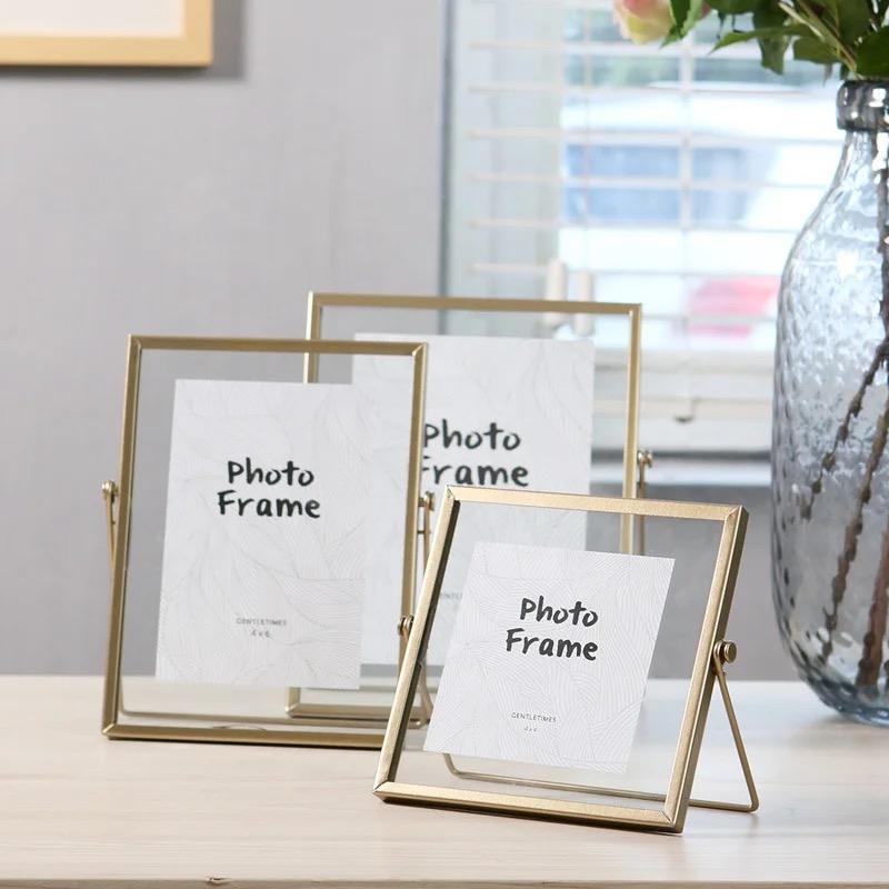 Set Of 3 Metal Photo Frames