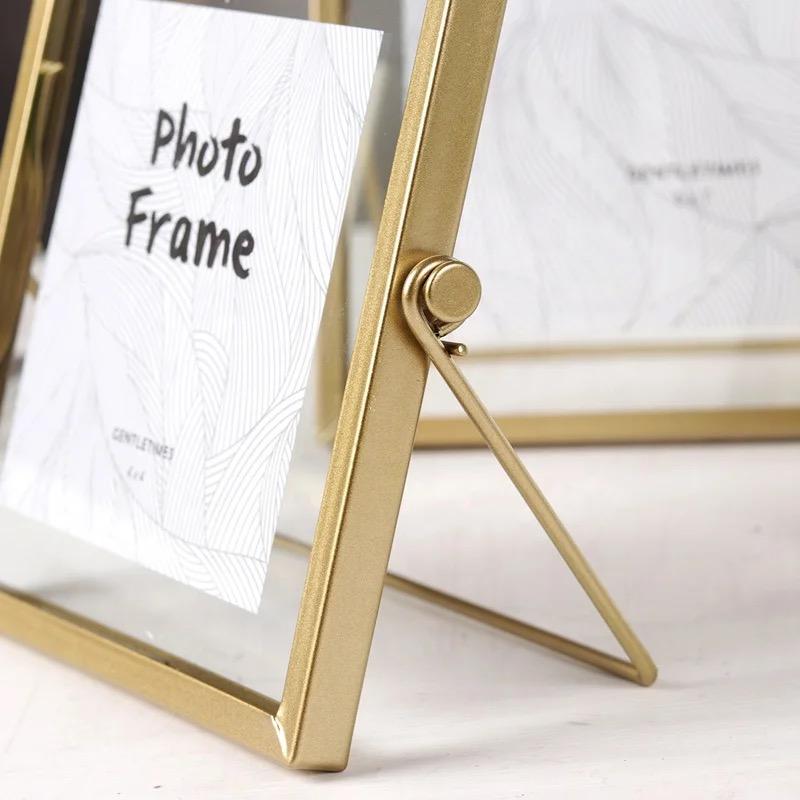 Set Of 3 Metal Photo Frames