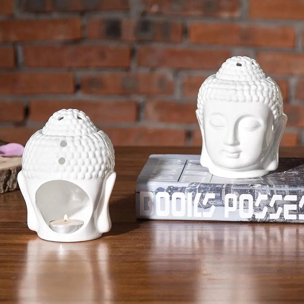 Ceramic Buddha Oil Burner- Pack Of 2