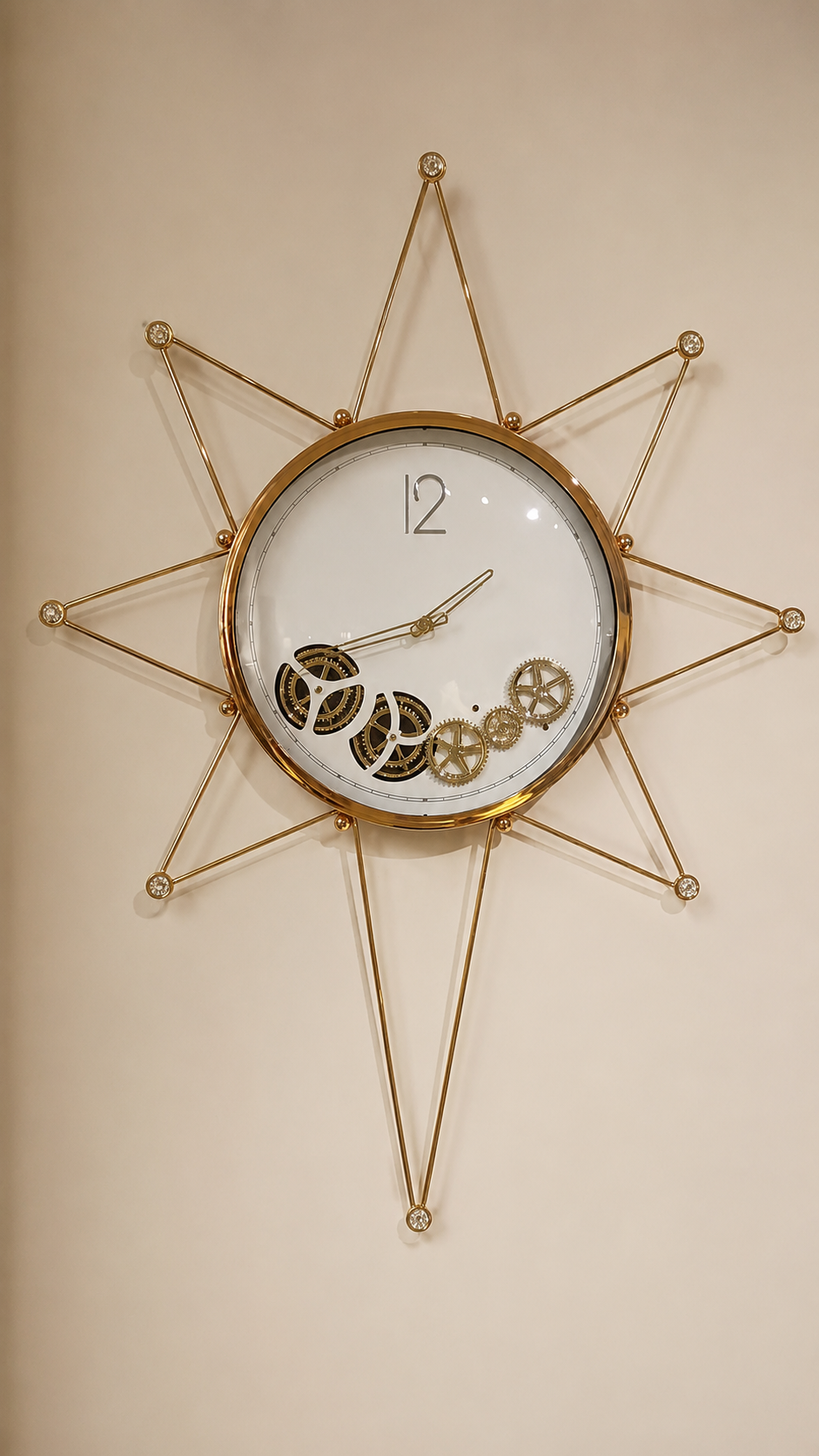 Modern Geometric Wall Clock