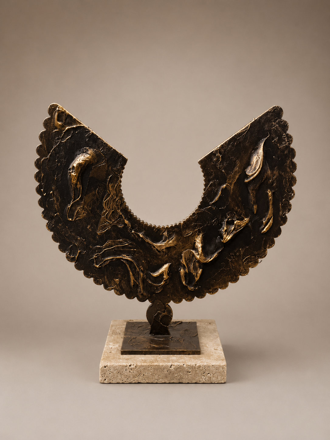Abstract Bronze Sculpture