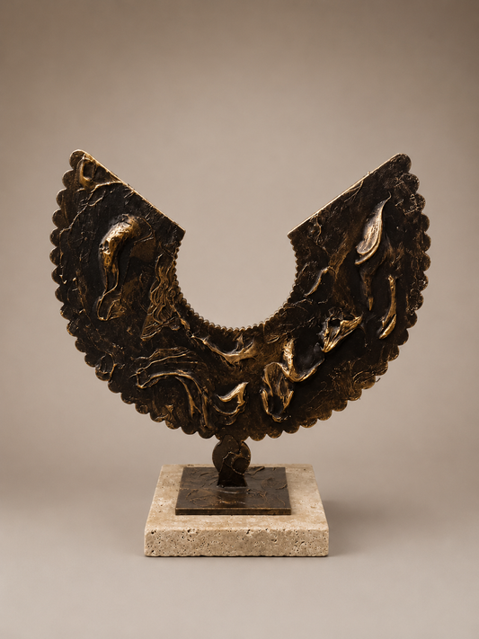 Abstract Bronze Sculpture
