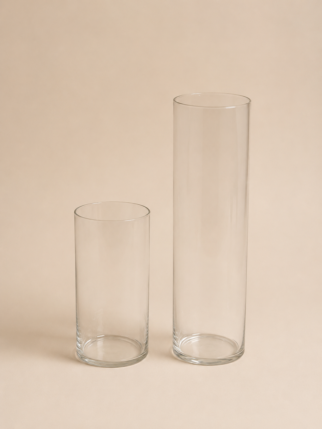 Elegant Glass Vases Decorative Set
