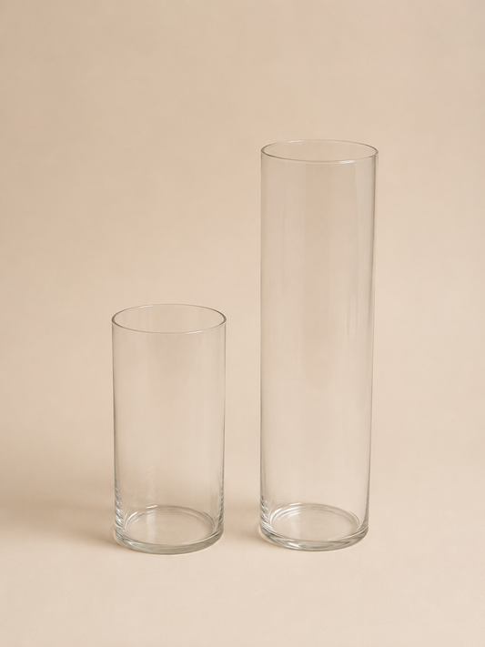 Elegant Glass Vases Decorative Set