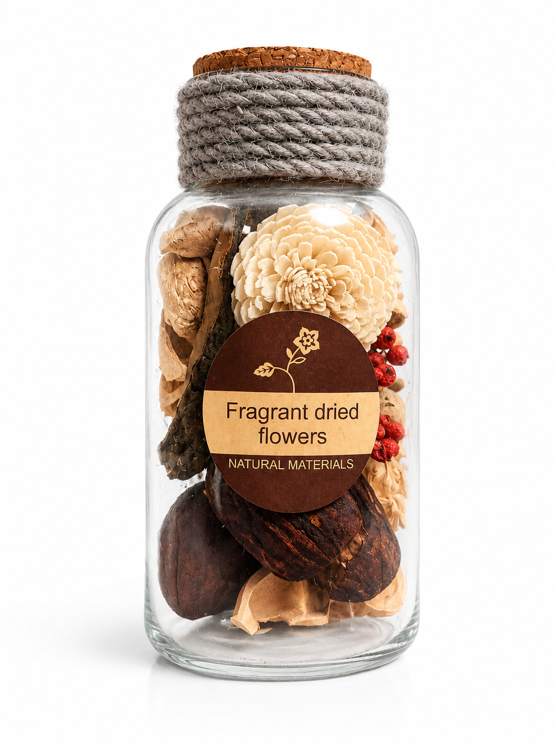 Fragrant Dried Flower Jar