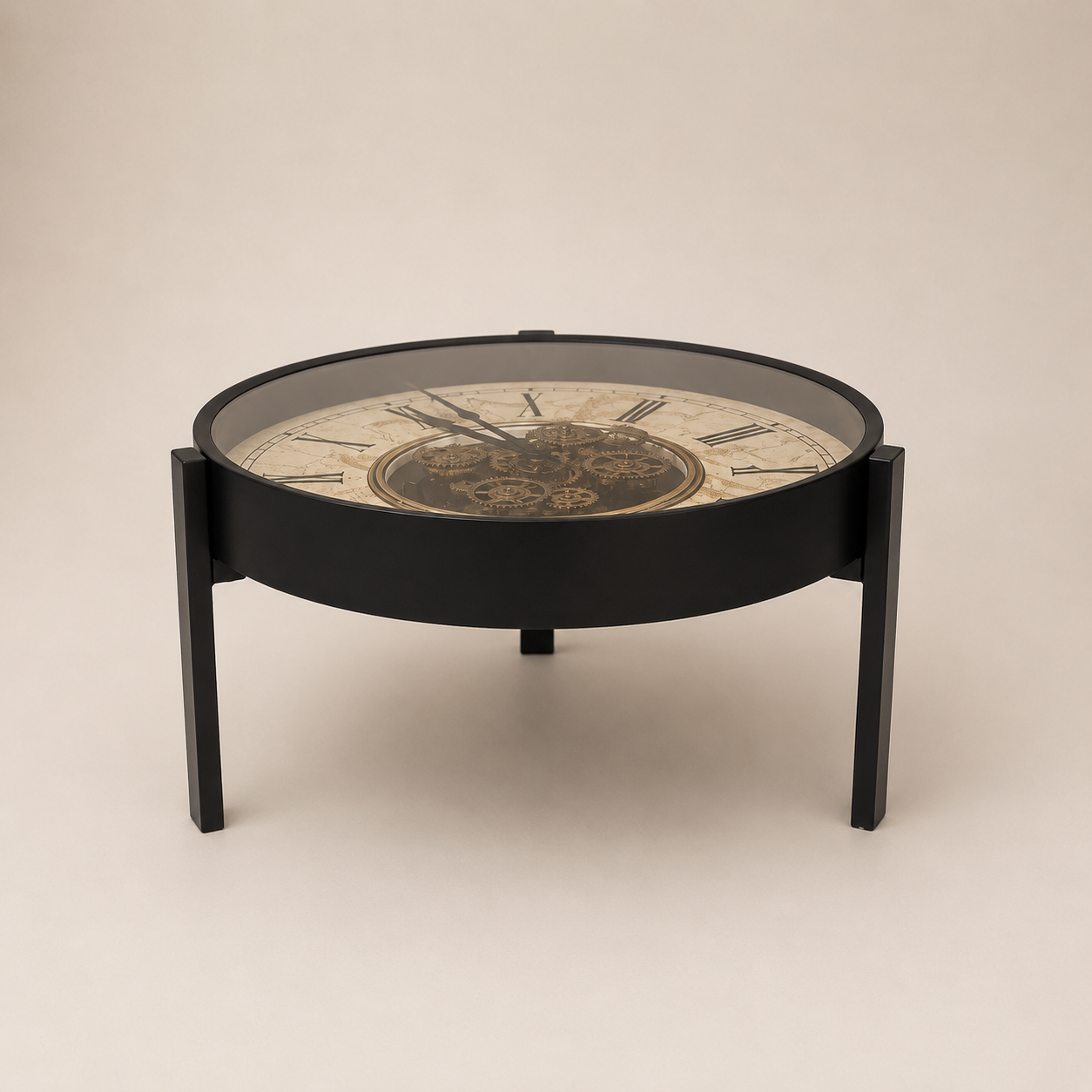 Luxury Vintage Clock Table