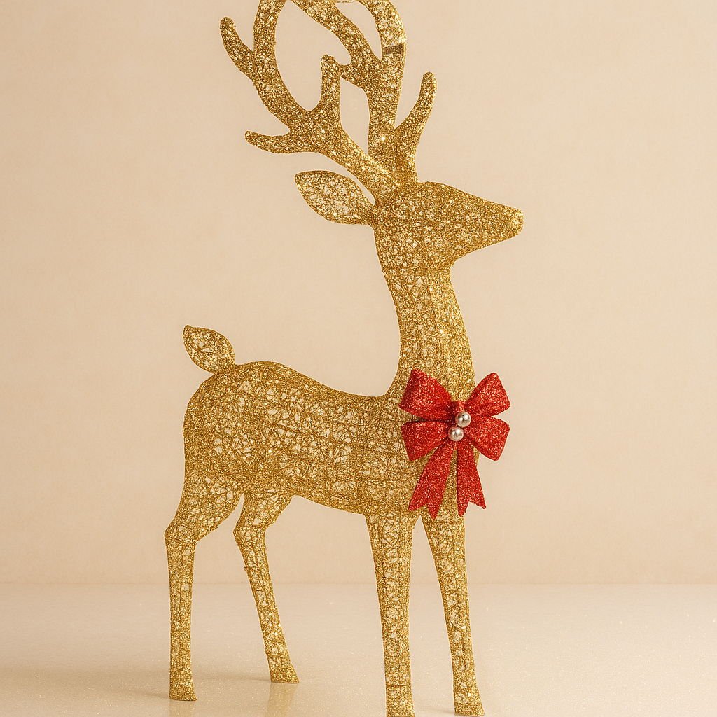 Golden Reindeer – 170/135CM - set of 2