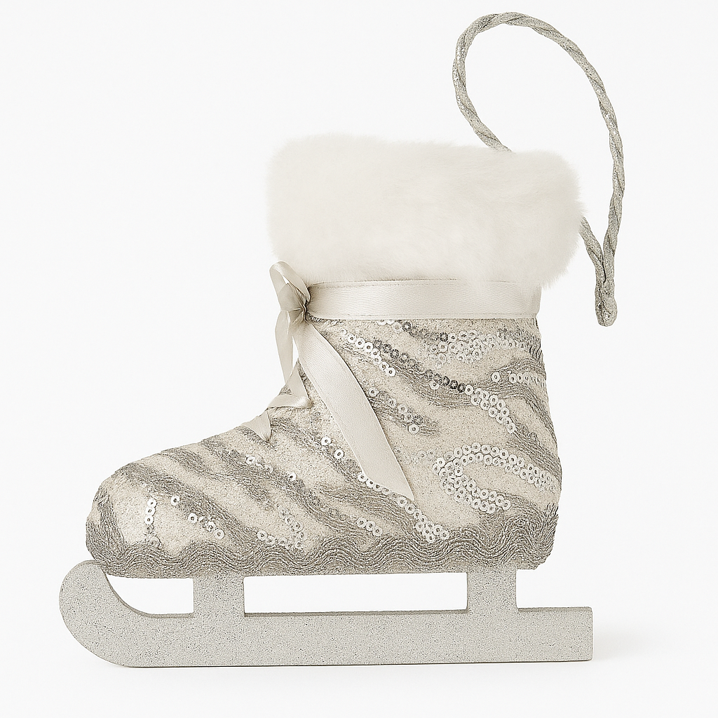 Christmas Decorative Ice Skate Ornament
