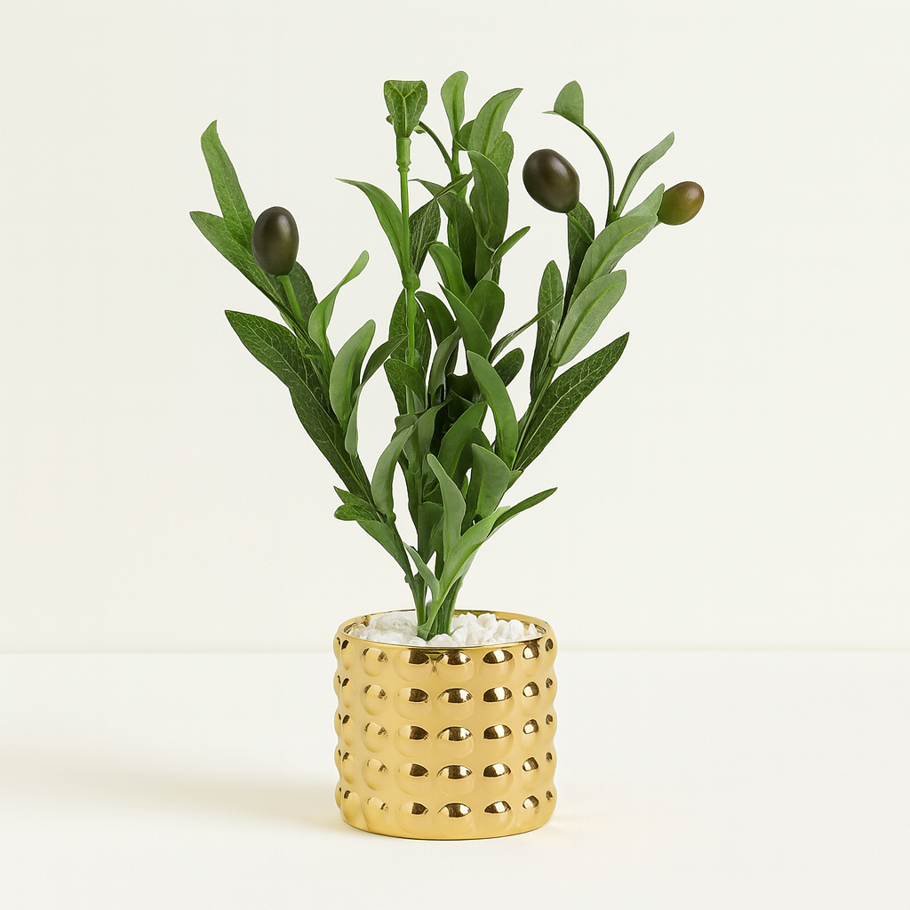 Artificial Olive Decorative Plant - pack of 2
