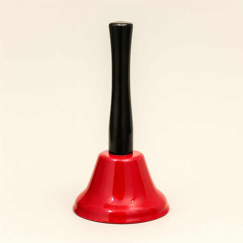 Classic Christmas Ringing Bell - set of 2