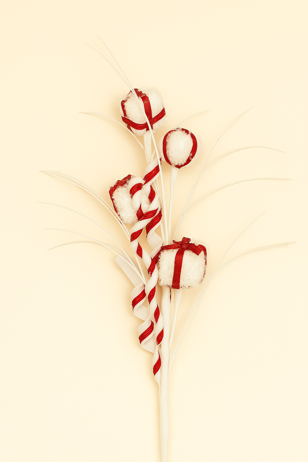 Christmas Candy Branch Decoration - Set of 3