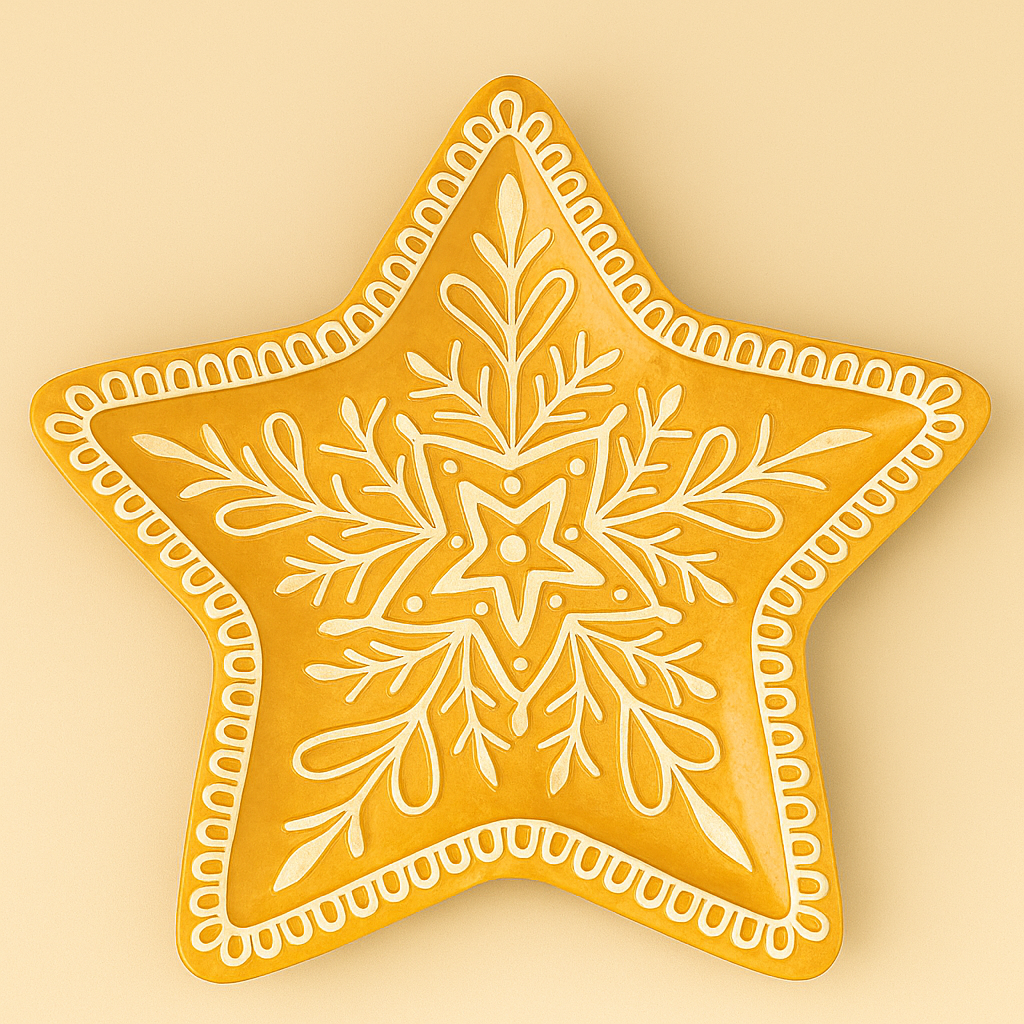 Christmas Star Plate