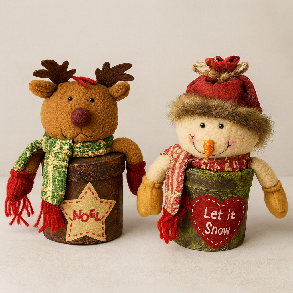 Christmas Small Boxes, Festive Touch set of 2