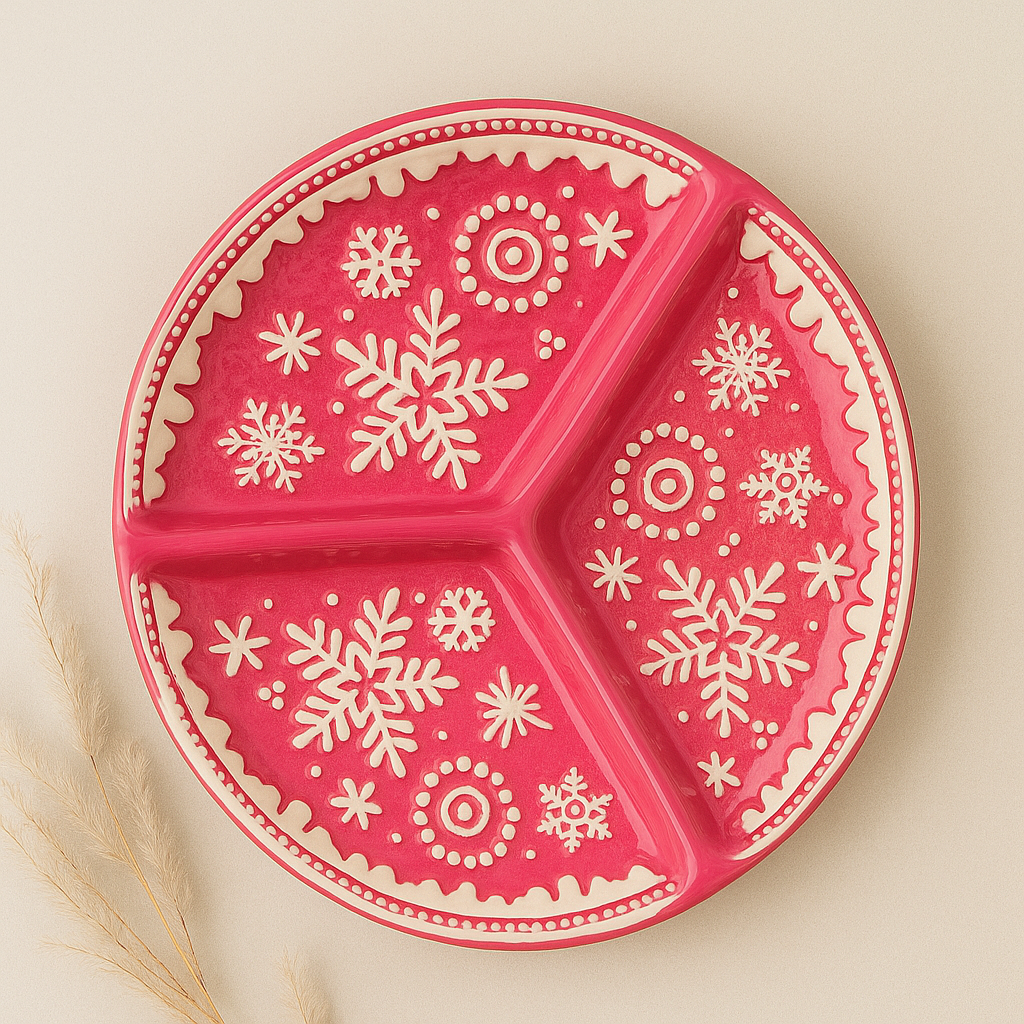 Festive Serving Plate – Christmas Magic on Your Table