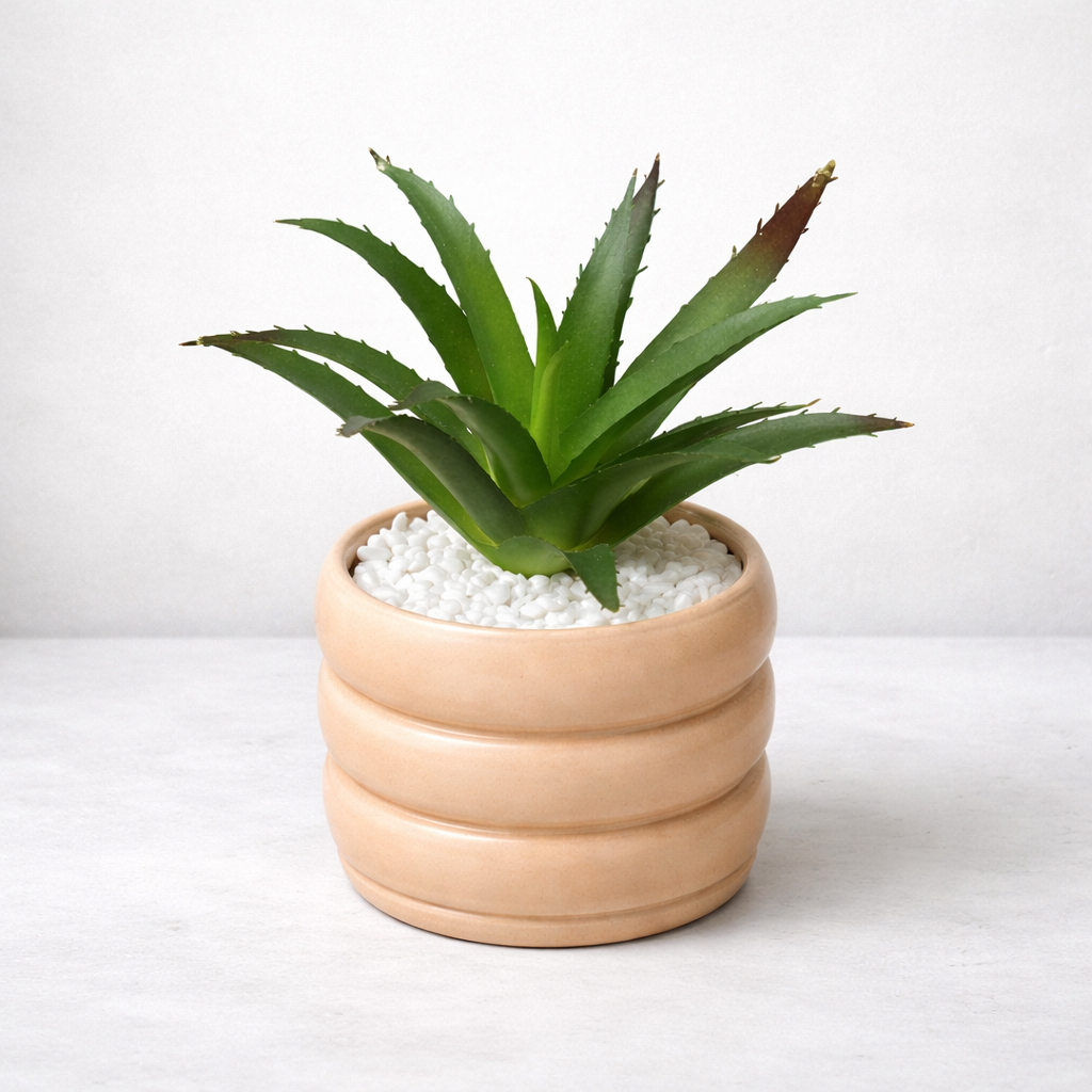 Artificial Decorative Plant in Stylish Pot | Effortless Green Accent pack of 2
