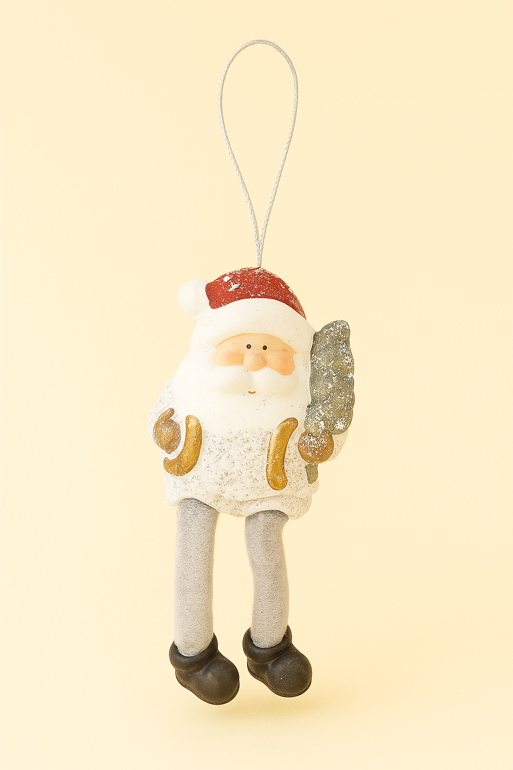 Santa Hanging Ornament-Set of 2 – Different Shapes