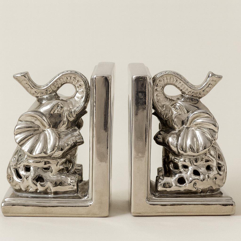 Luxury Elephant Bookends