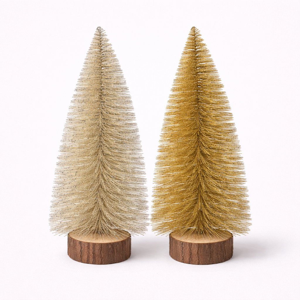 Decorative Christmas Tree Set – Two Elegant Colors (45cm)