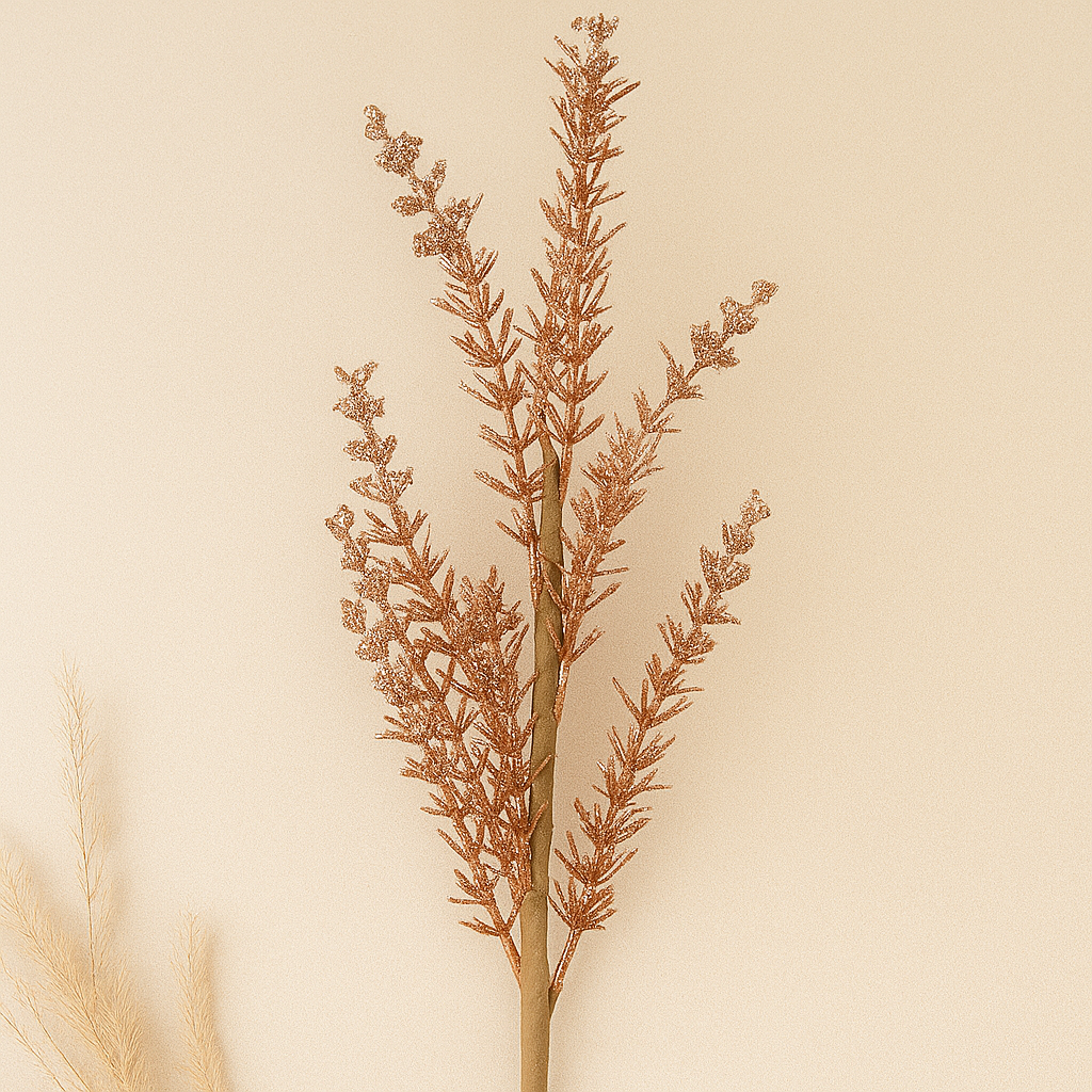 Glitter Holiday Stems – Elegant Festive Touch - Pack Of 3