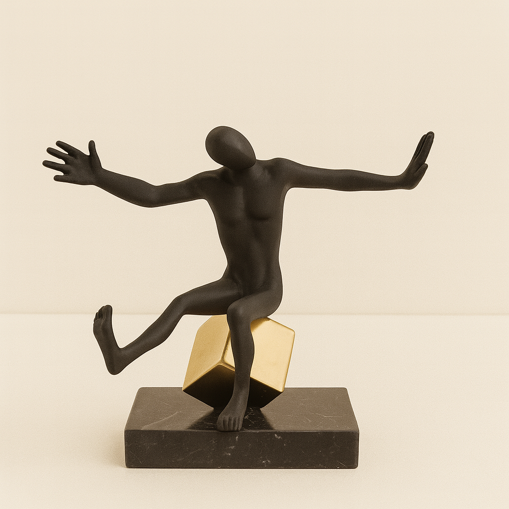 Modern Abstract Decorative Statue | Statement Piece