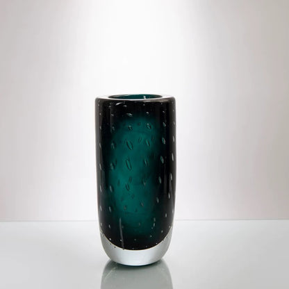 Green Murano Glass Vases