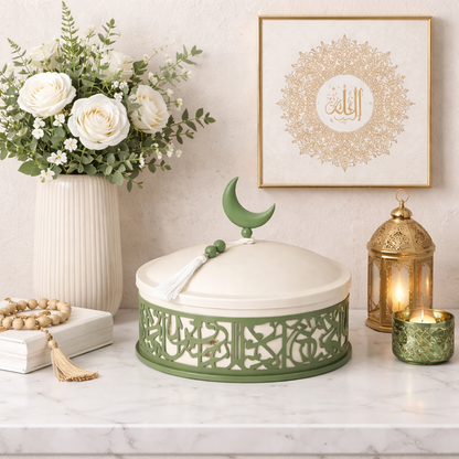 Elegant Crescent Dates Bowl