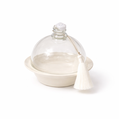 Glass Dome Serving Dish - set of 2