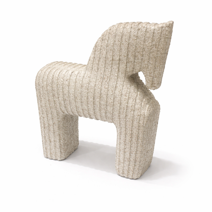 Modern Horse Figurine with a Luxe Touch