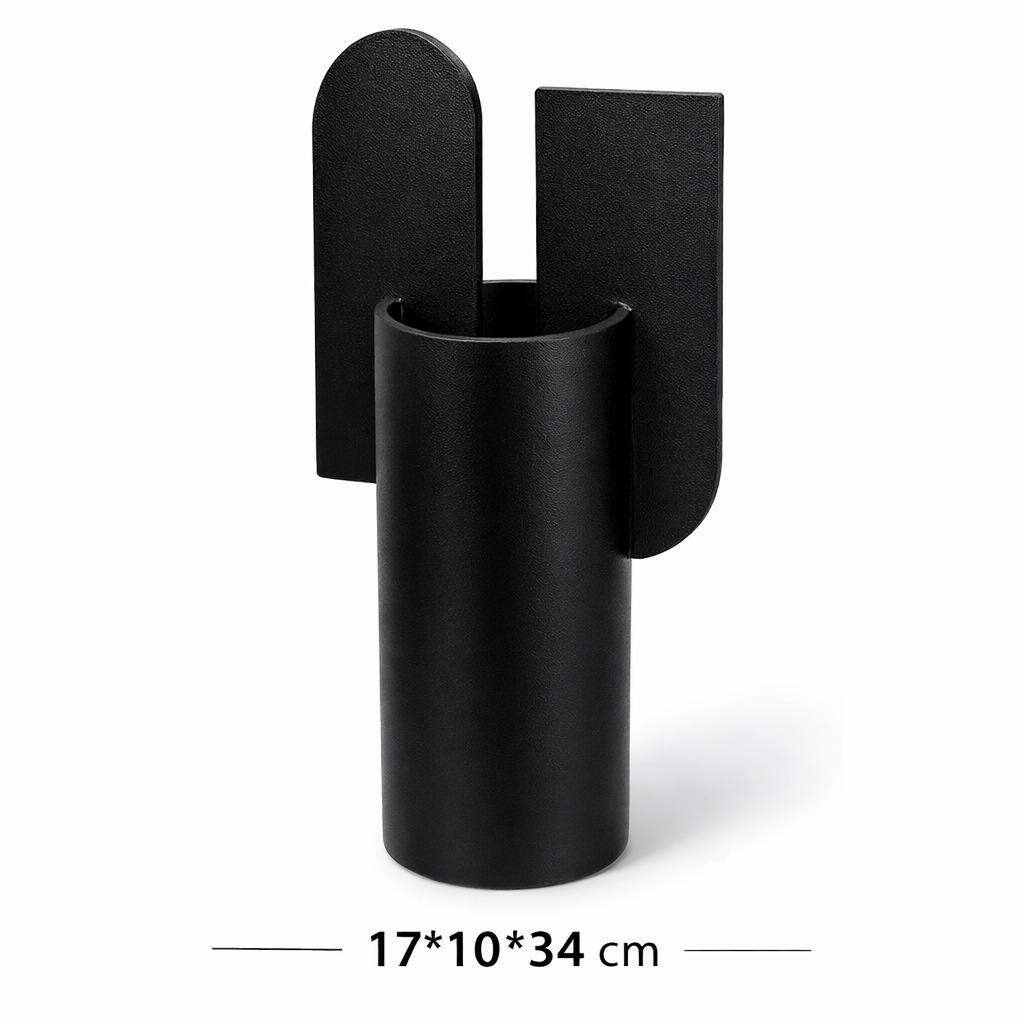 Modern Black Decorative Vase