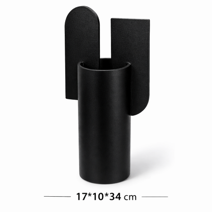 Modern Black Decorative Vase