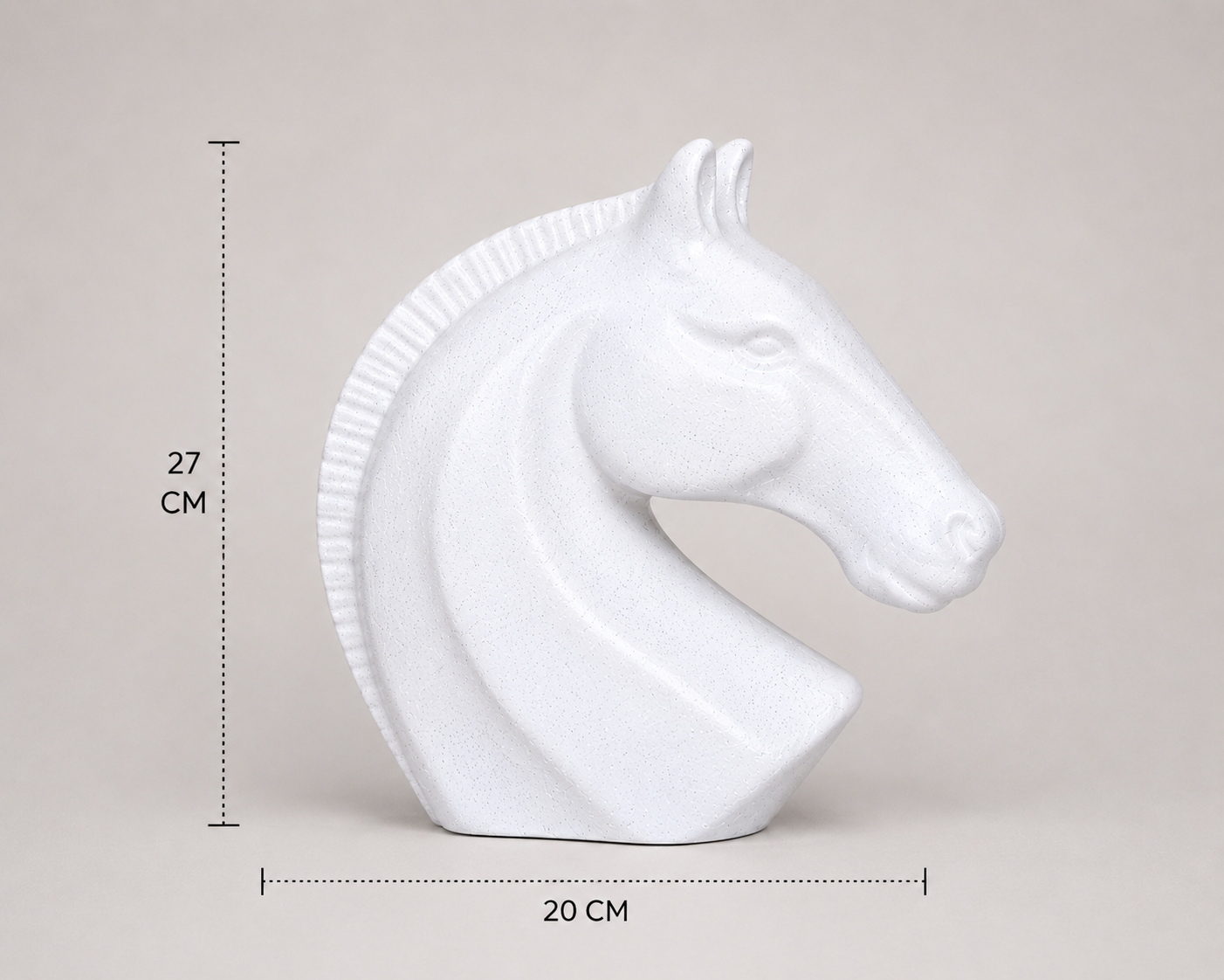 Modern Horse Head Sculpture