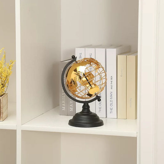 Golden World Globe – Luxury Décor Piece