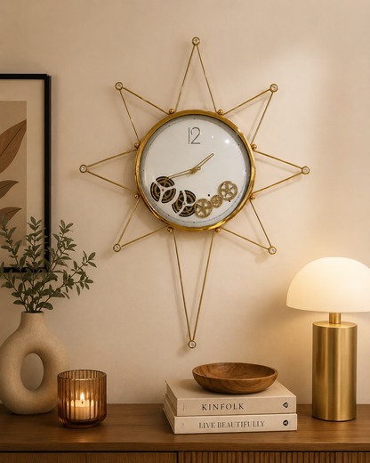 Modern Geometric Wall Clock