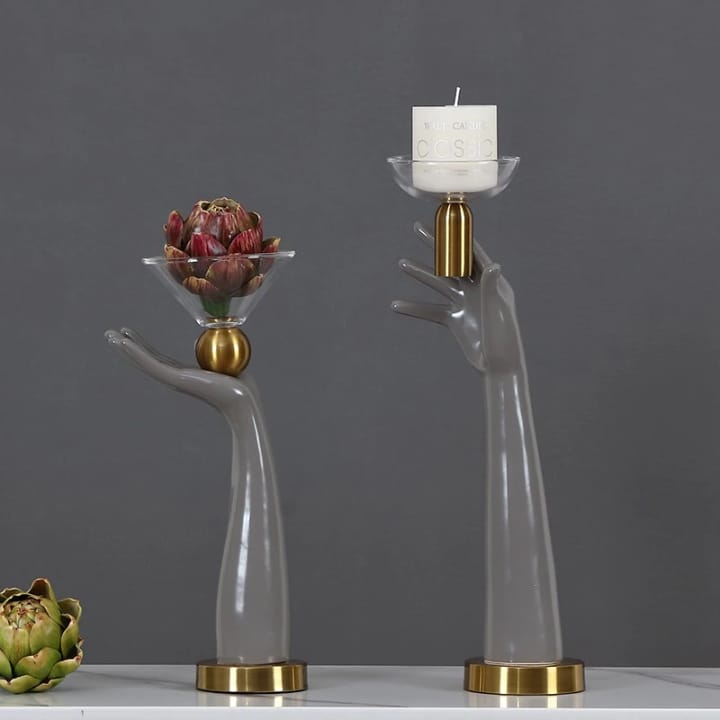 Modern Hand-Shaped Candle Holder