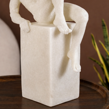 Classic Human Figure Sculpture with Artistic Elegance | Marble