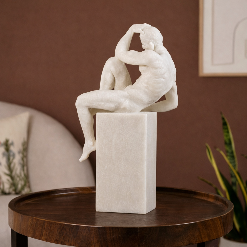 Classic Human Figure Sculpture with Artistic Elegance | Marble