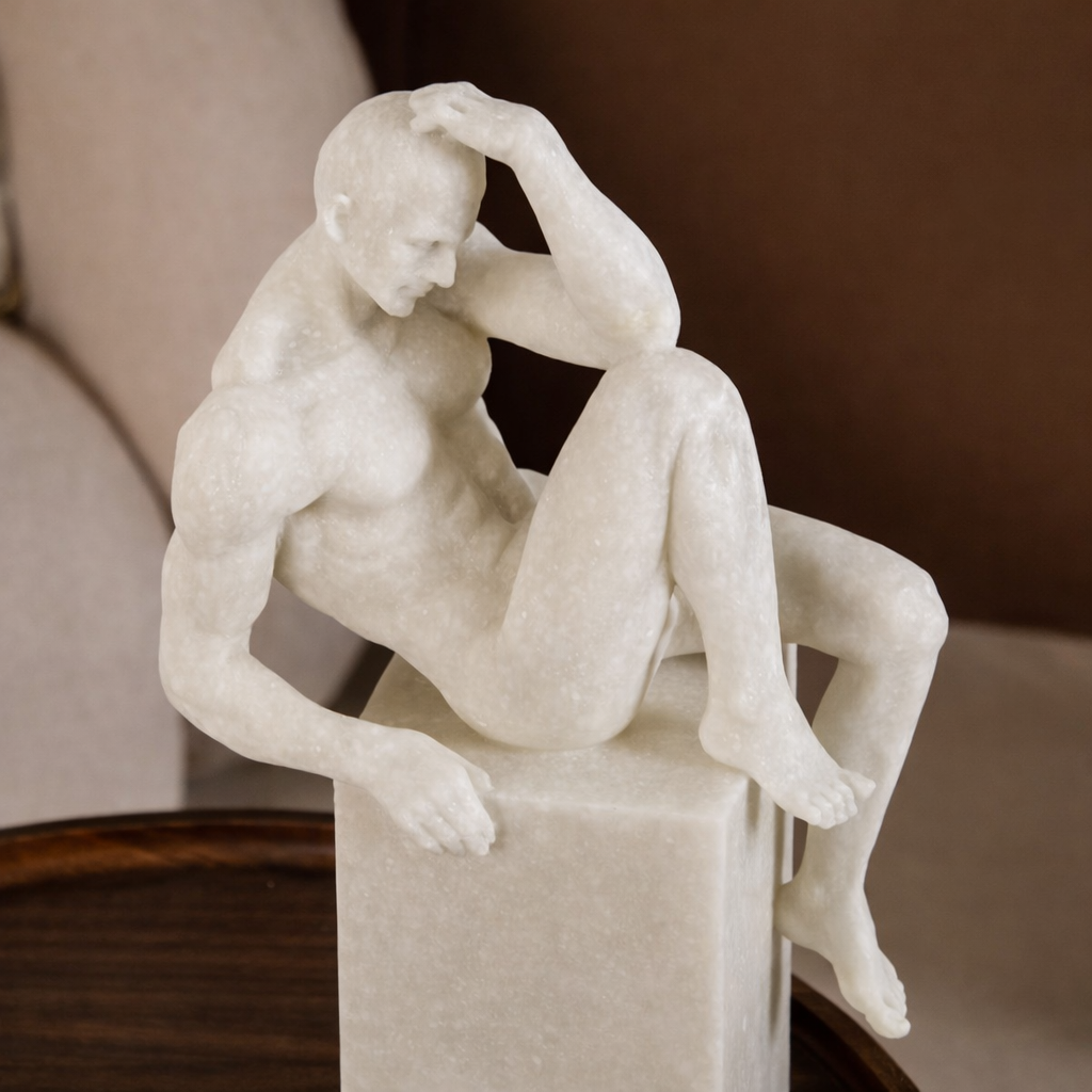 Classic Human Figure Sculpture with Artistic Elegance | Marble