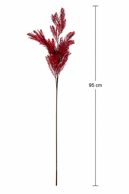 Elegant Artificial Red Foliage Branch - PACK OF 2
