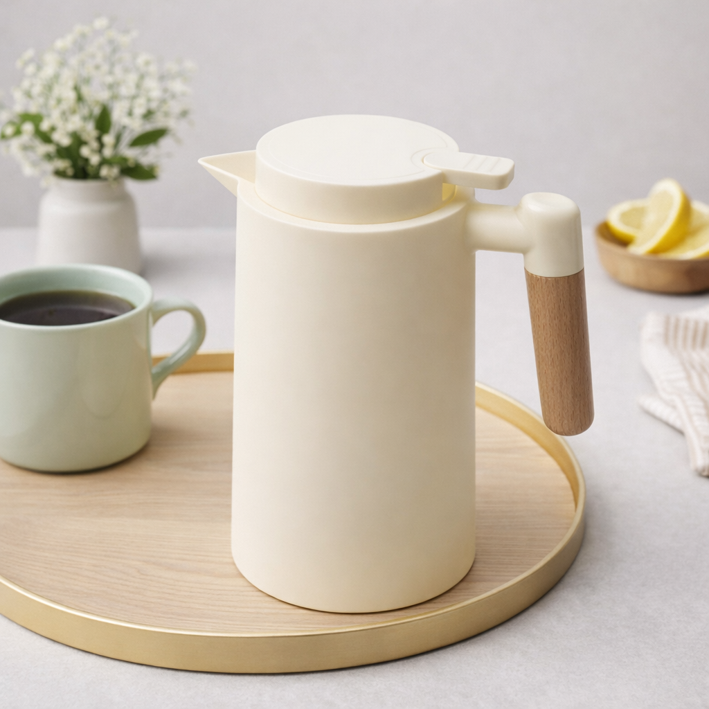Plastic Beverage Thermos with Elegant Design