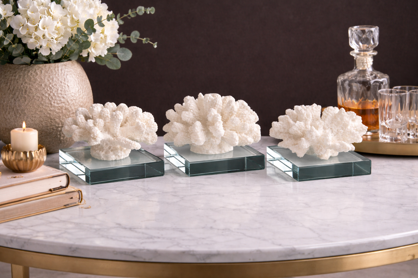 Modern Coral Decor with a Luxurious Feel
