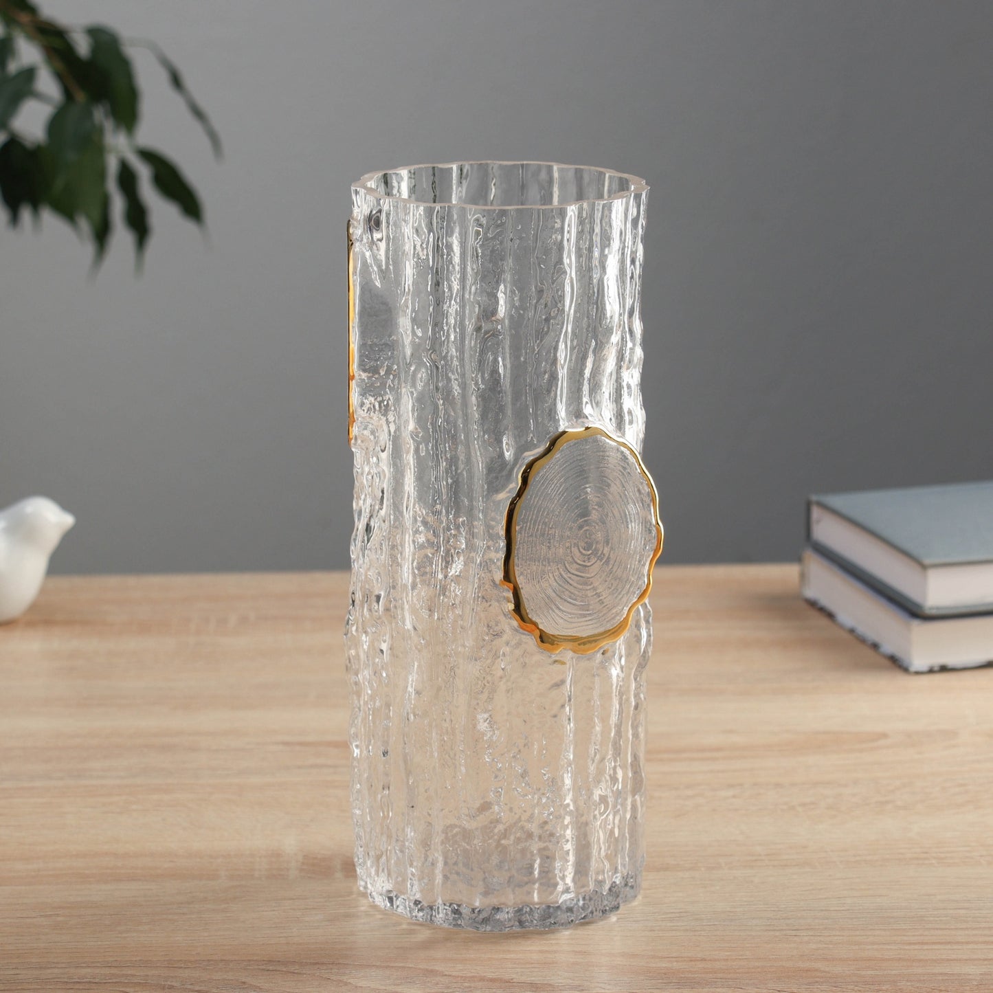 Luxury Crystal Glass Vase set of 2