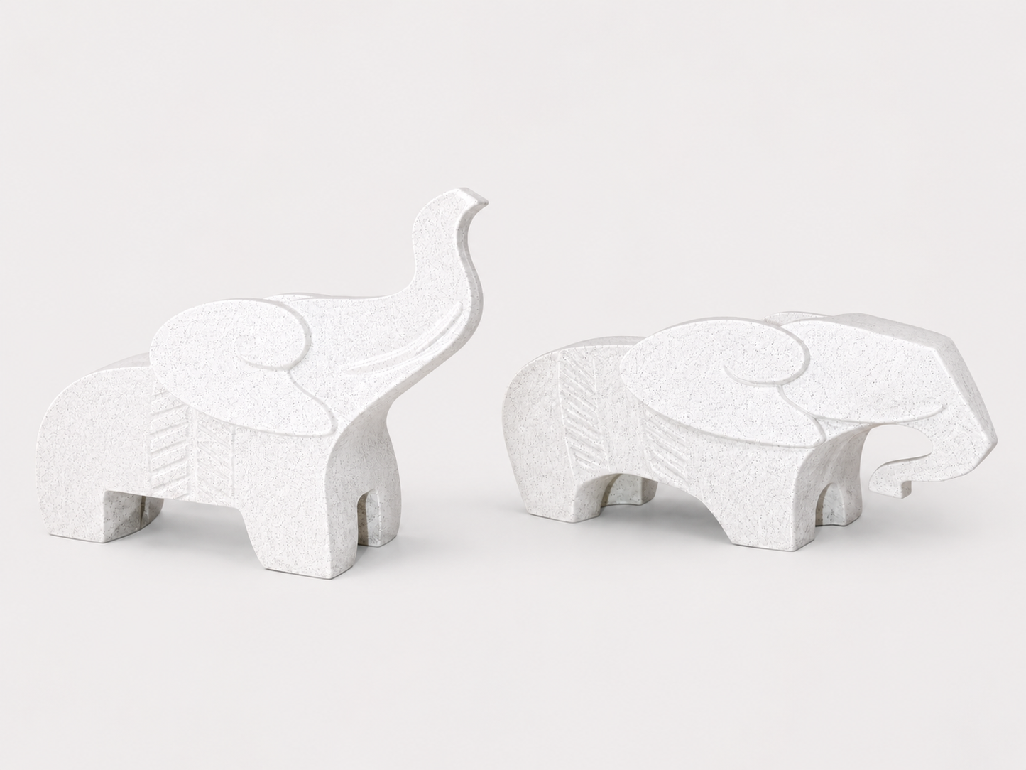 Elephant Decorative Figurine Set