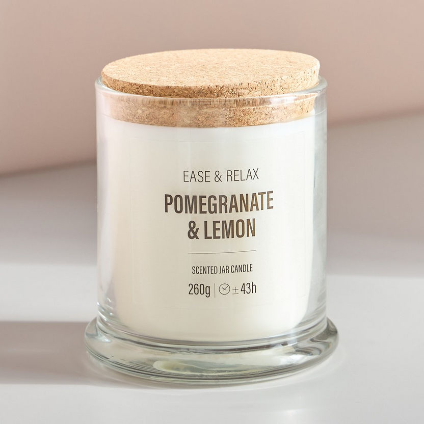 Pomegranate & Lemon Scented Candle