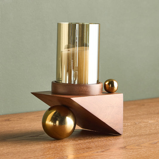 Geometric Decorative Candle Holder | Contemporary Luxury