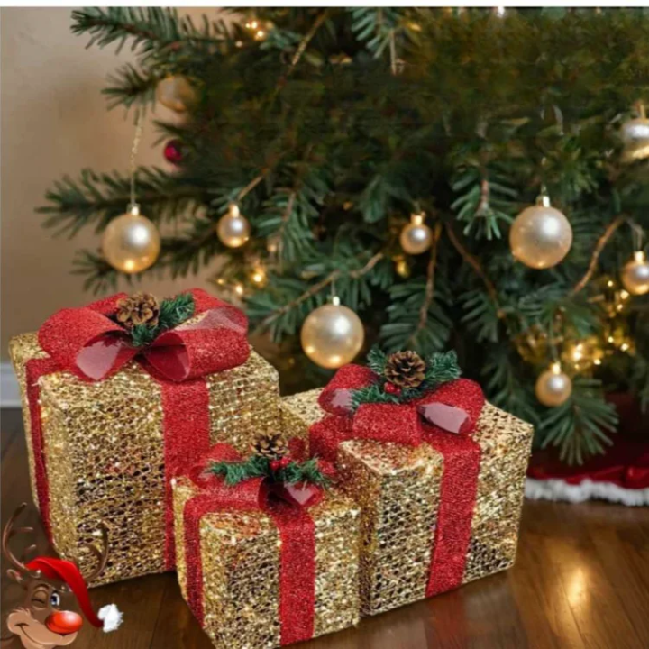 Decorative Gift Boxes – Sparkling Holiday Accent