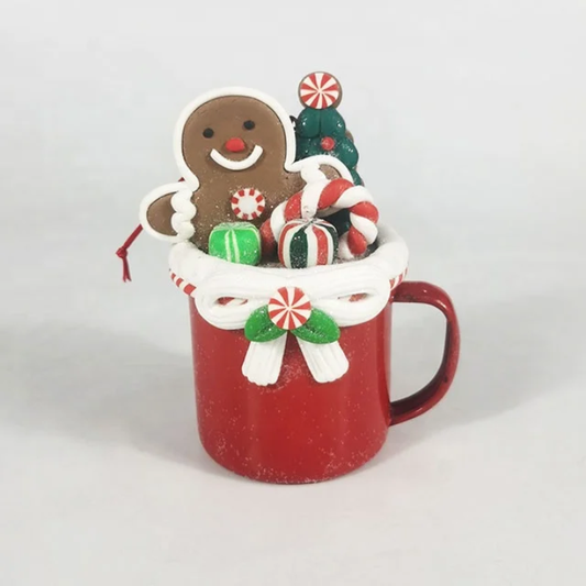 Festive Christmas Mug Ornament
