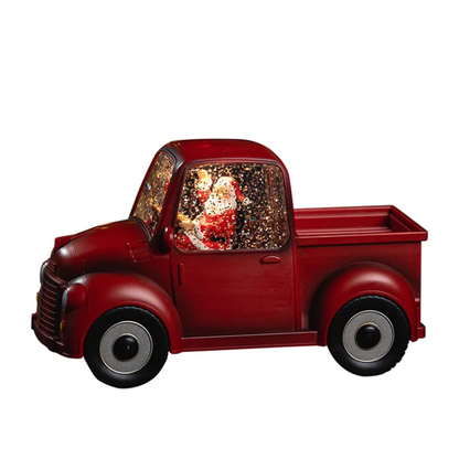 Santa Glitter Light-Up Truck
